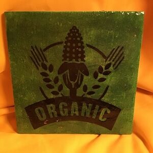 Green and Black Kitchen Trivet